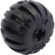 Lego kolo gumové plné se vzorkem, černá (428826, 428876, 4113076)